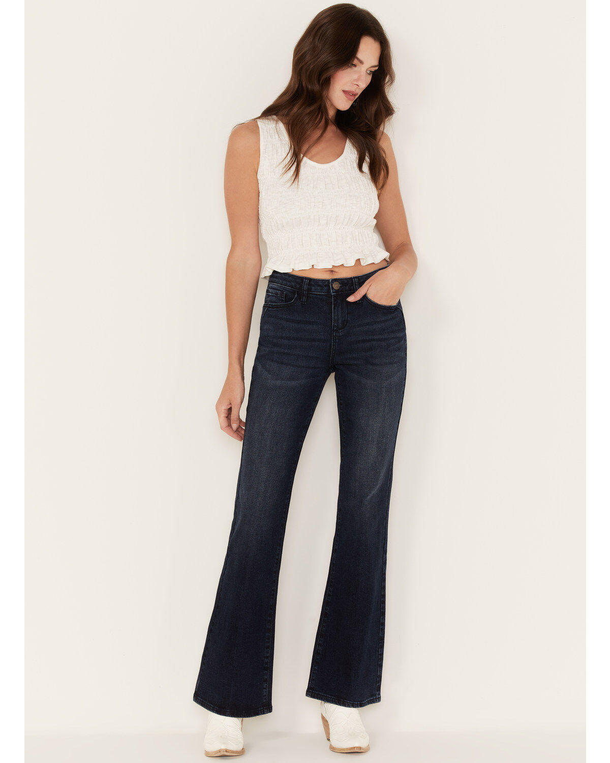 Women's Shyanne Seamed Back Bootcut Jeans