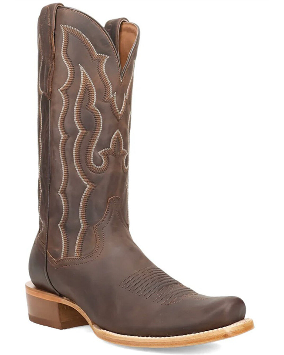 Men's Dan Post Oakwood Distressed Western Boots - Square Toe