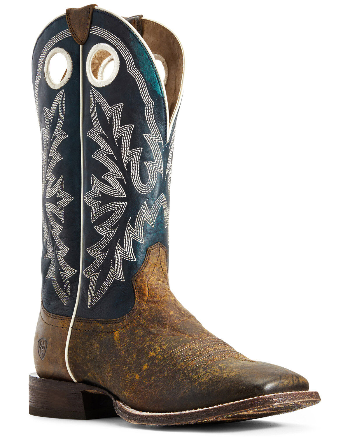 Men's Ariat Circuit Woodsmoke Western Boots - Broad Square Toe