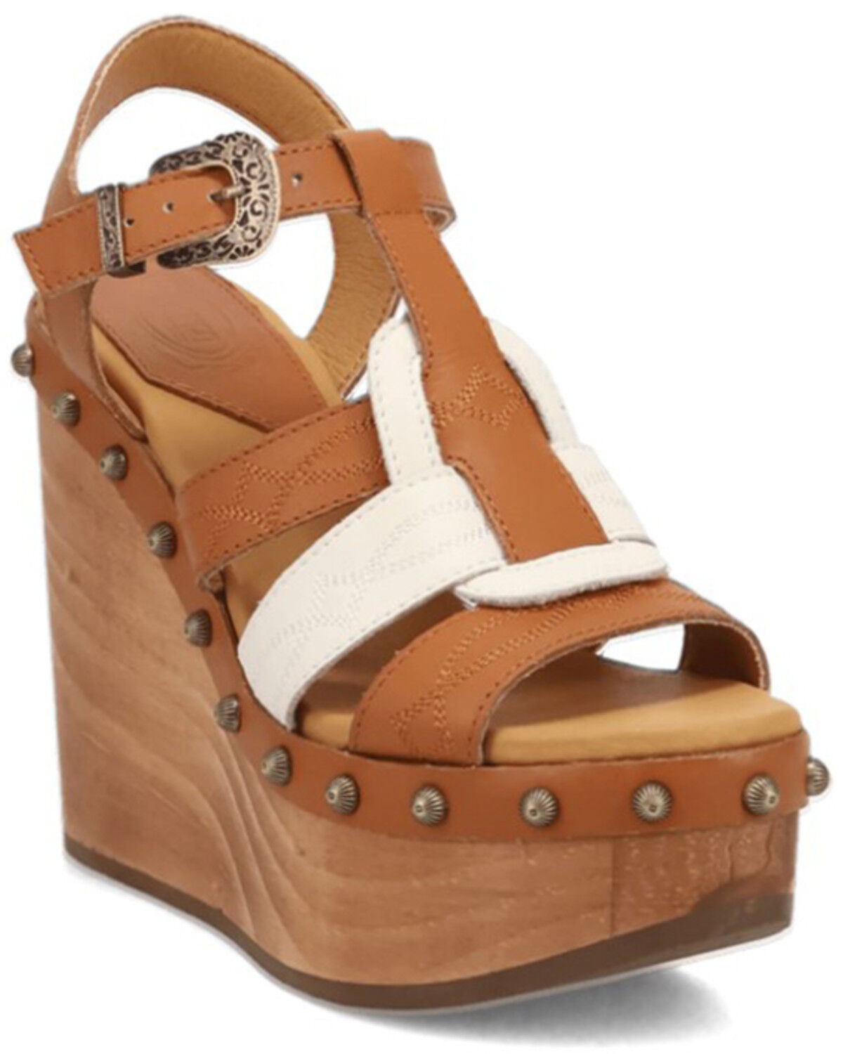 Women's Dingo Cosmo Wooden Wedge Sandals