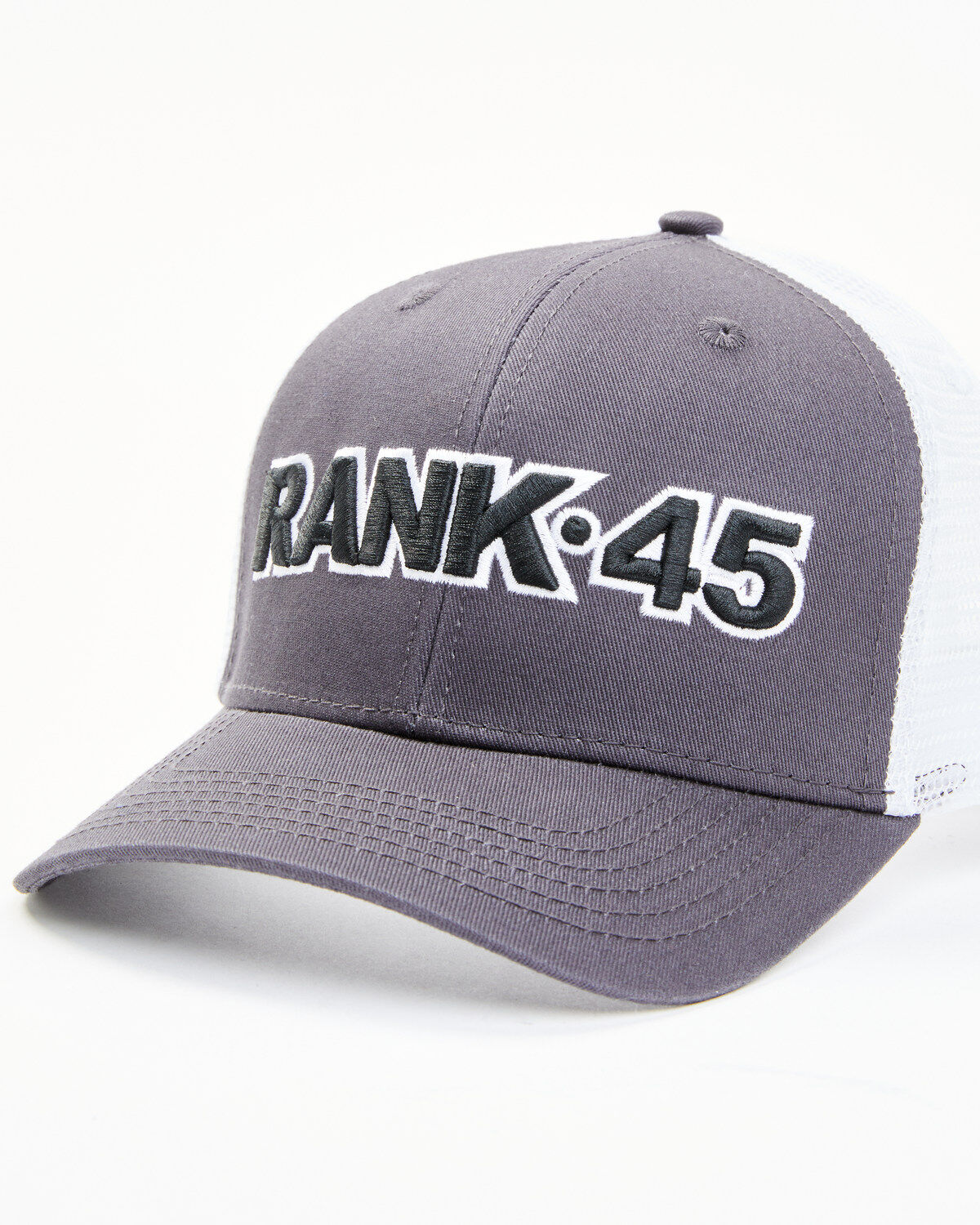 Men's RANK 45 Embroidered Logo Mesh-Back Ball Cap