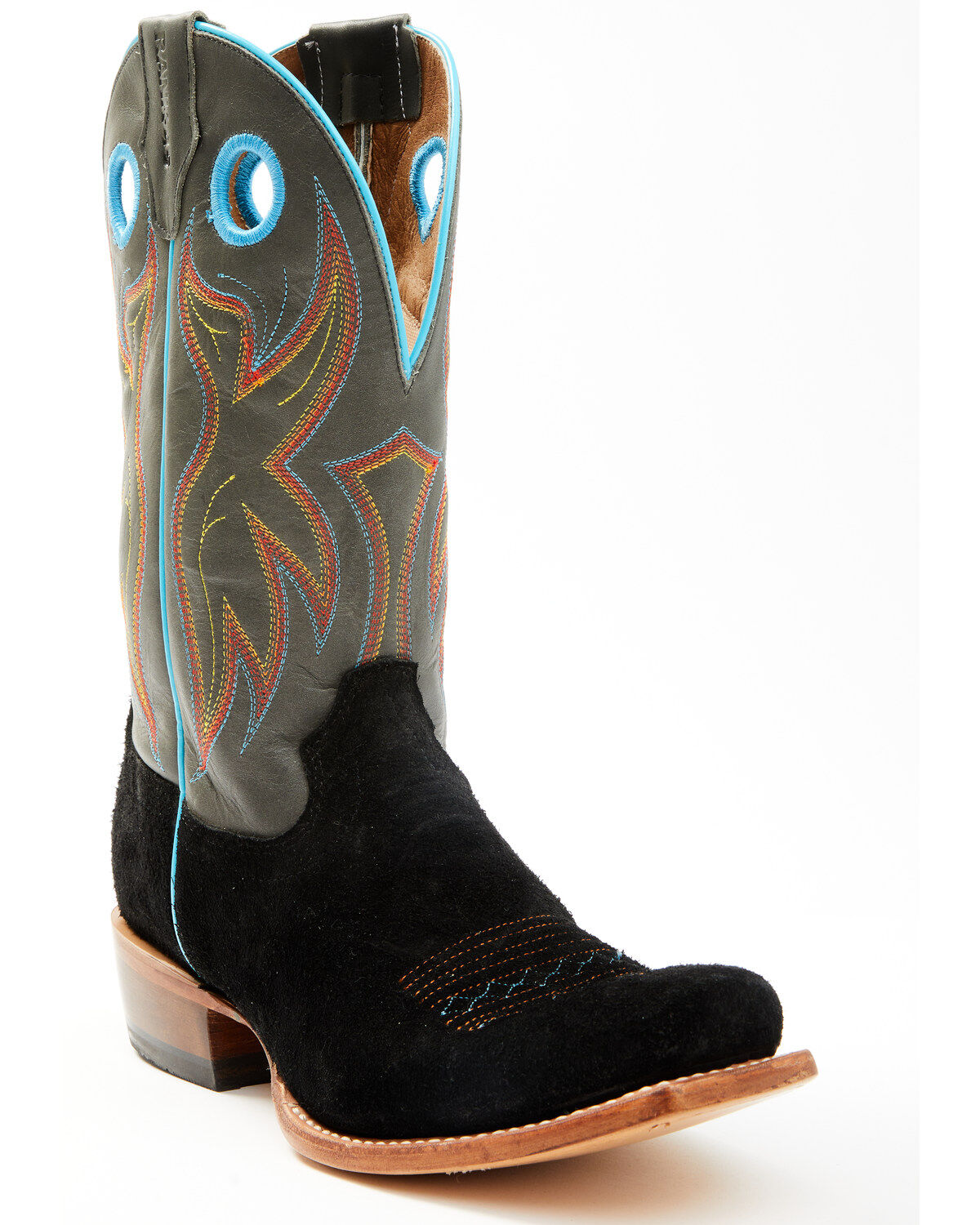 Men's RANK 45 Saloon Roughout Western Boots - Square Toe