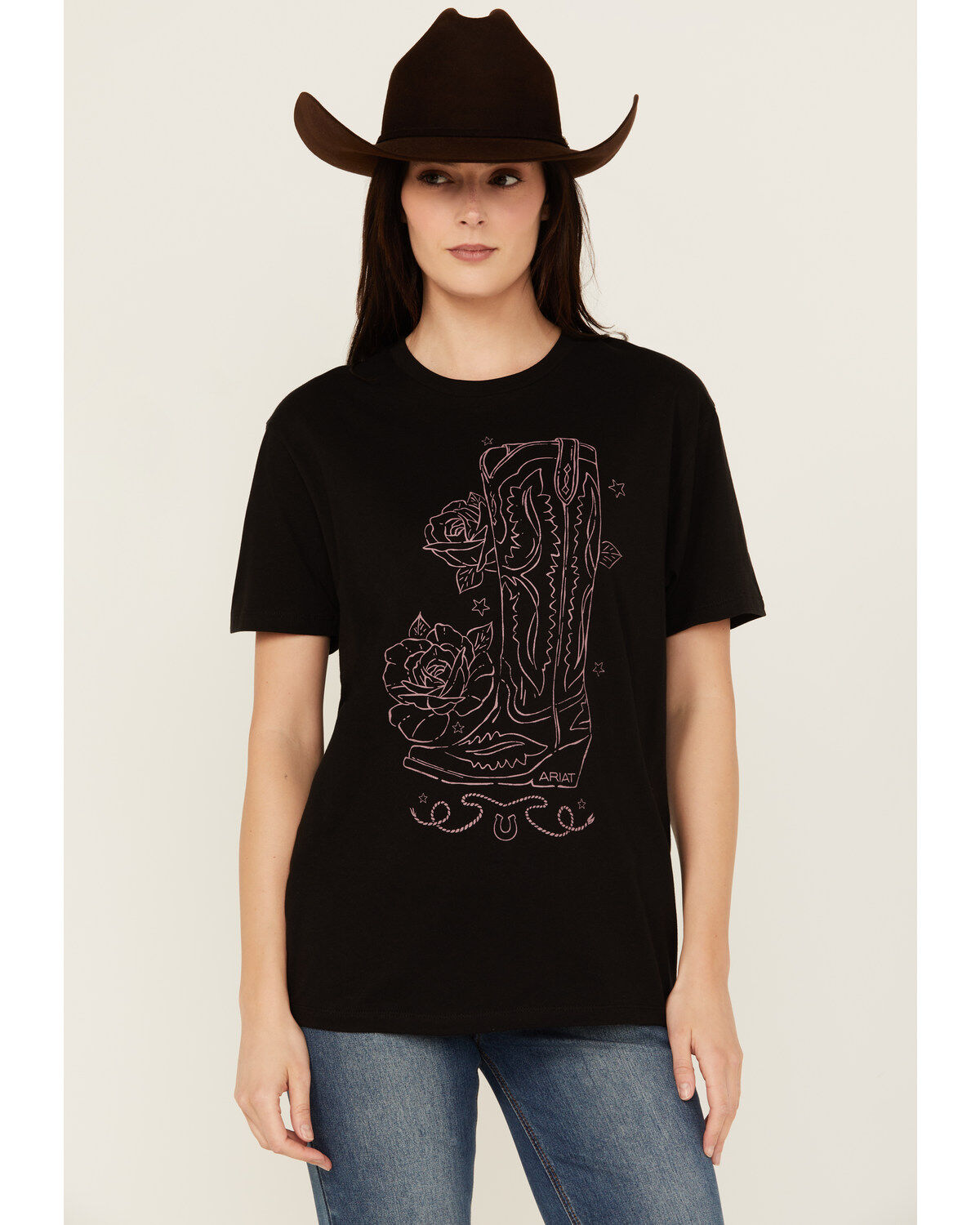 Women's Ariat Tall Boot Short Sleeve Graphic Tee