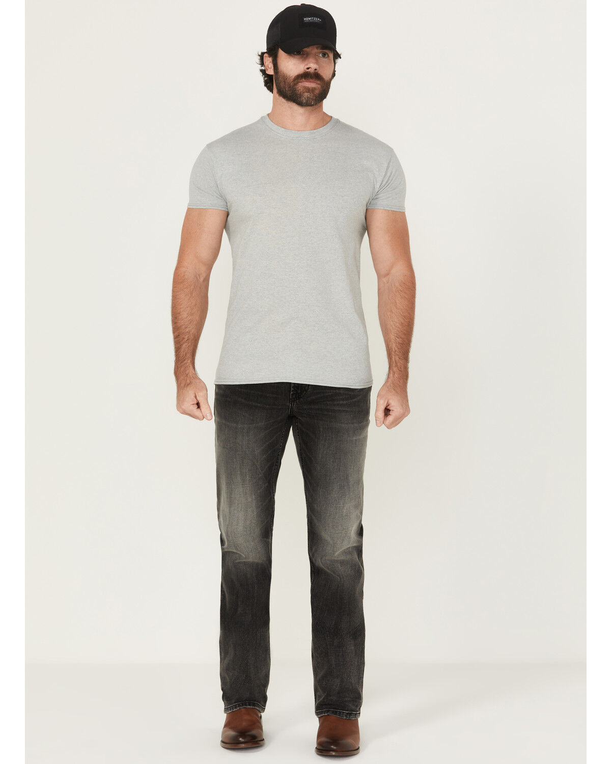 Men's Brothers and Sons Montana Slim Straight Stretch Denim Jeans