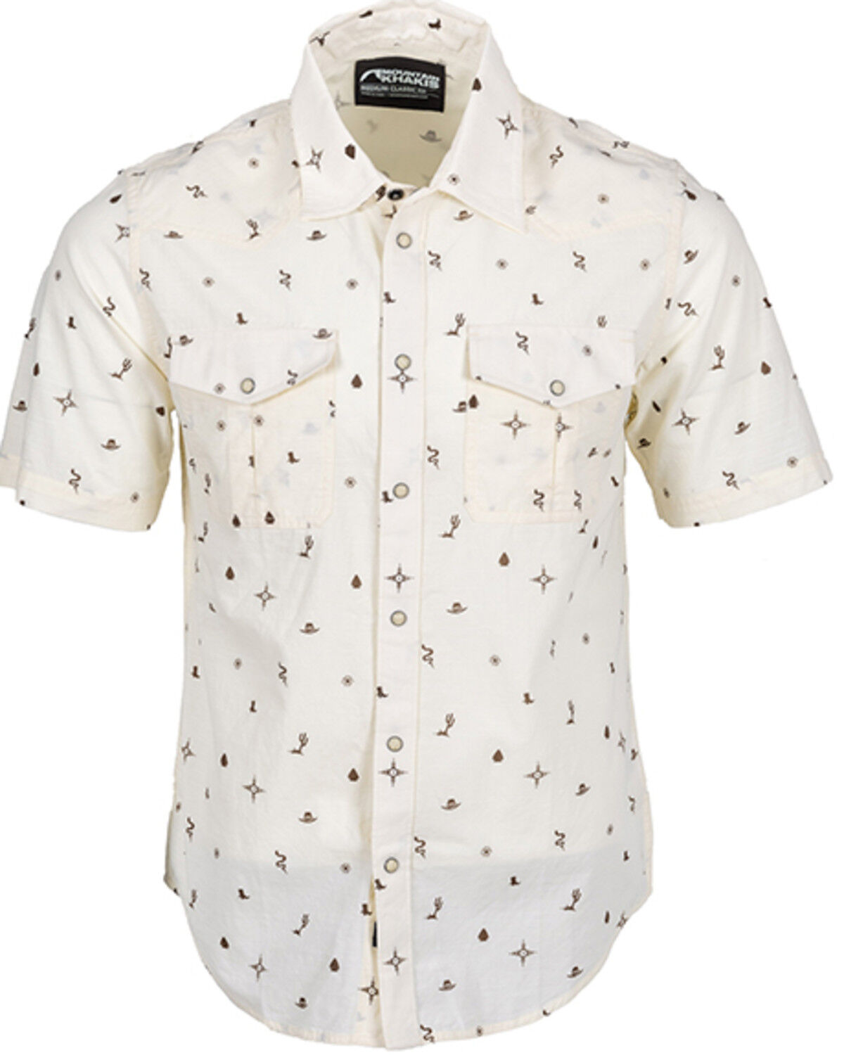 Men's Mountain Khakis Rodeo Printed Short Sleeve Woven Shirt