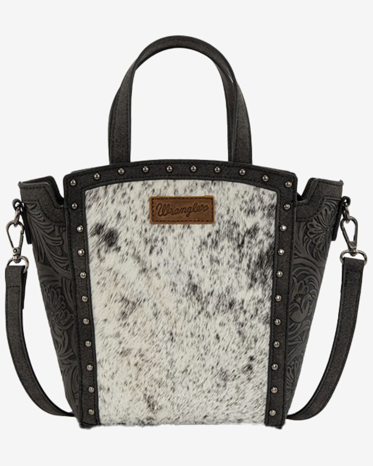 Women's Wrangler Cowhide Embossed Crossbody Tote Bag
