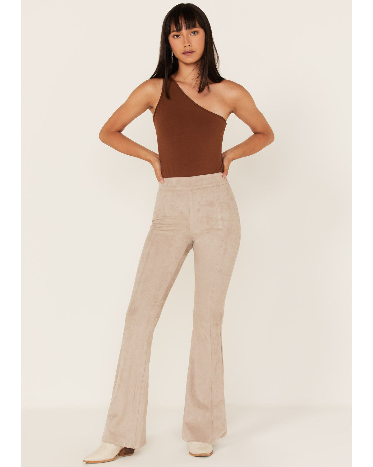 Women's Shyanne Faux Suede Flare Pants