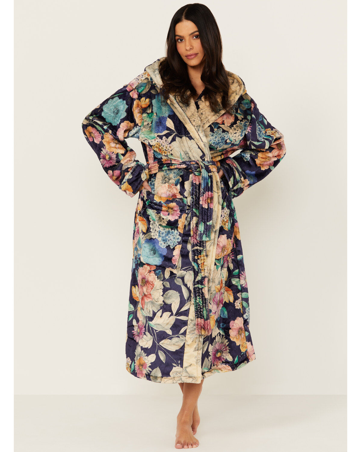 Women's Johnny Was Floral Print Valentina Cozy Robe