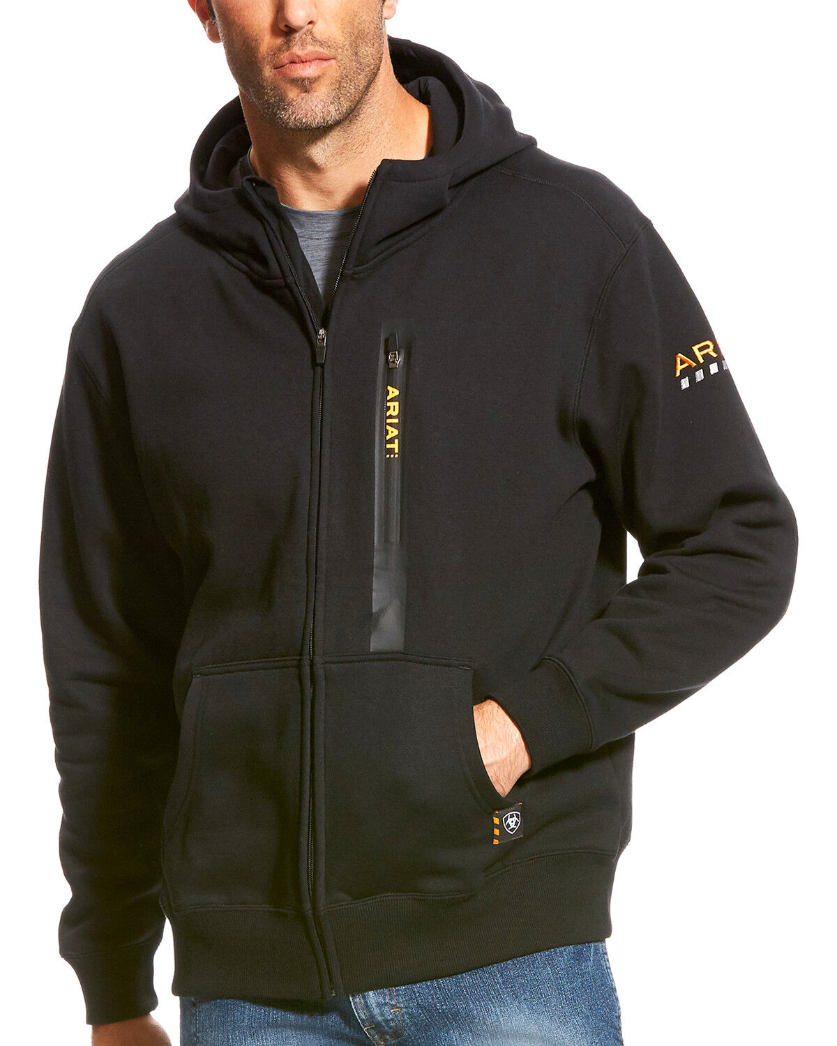 Men's Ariat Rebar Full Zip Hoodie
