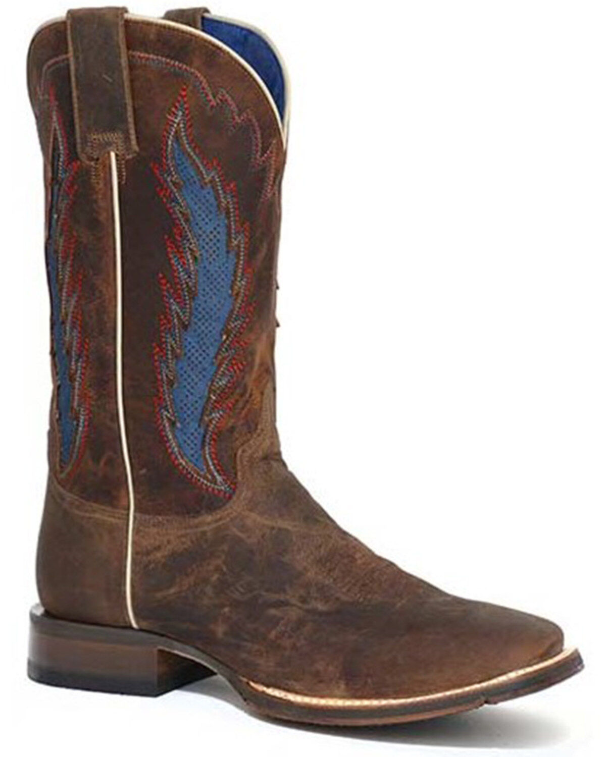 Men's Stetson Airflow Western Performance Boots - Broad Square Toe