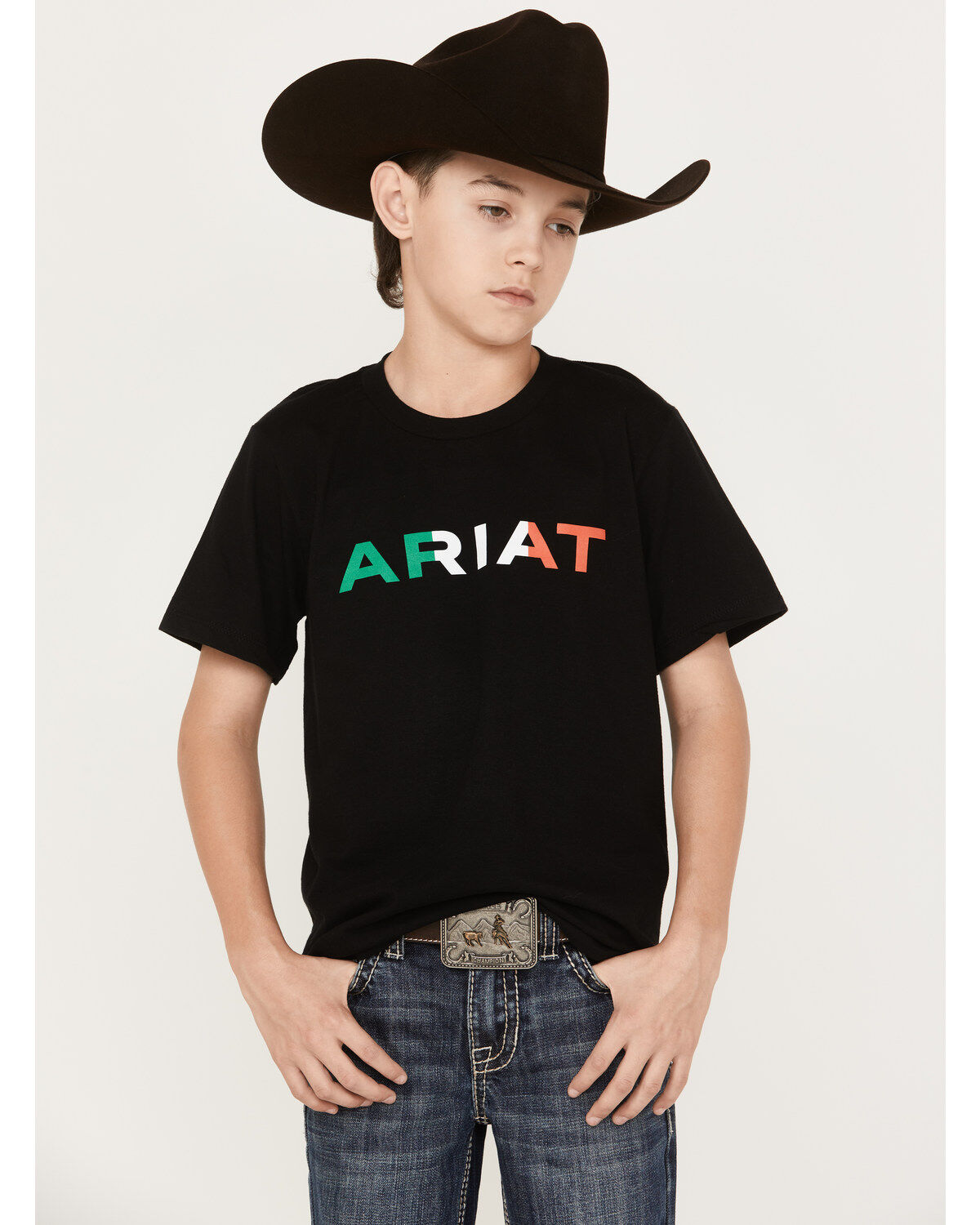 Boys' Ariat Viva Mexico Short Sleeve Graphic T-Shirt