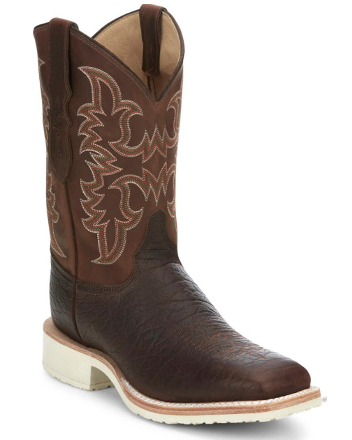 Men's Justin Western Boots - Broad Square Toe