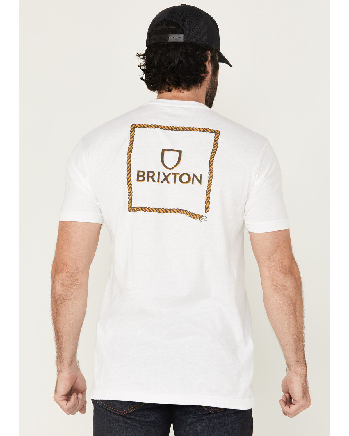 Men's Brixton Boot Barn Exclusive Alpha Square Lasso Short Sleeve Grap