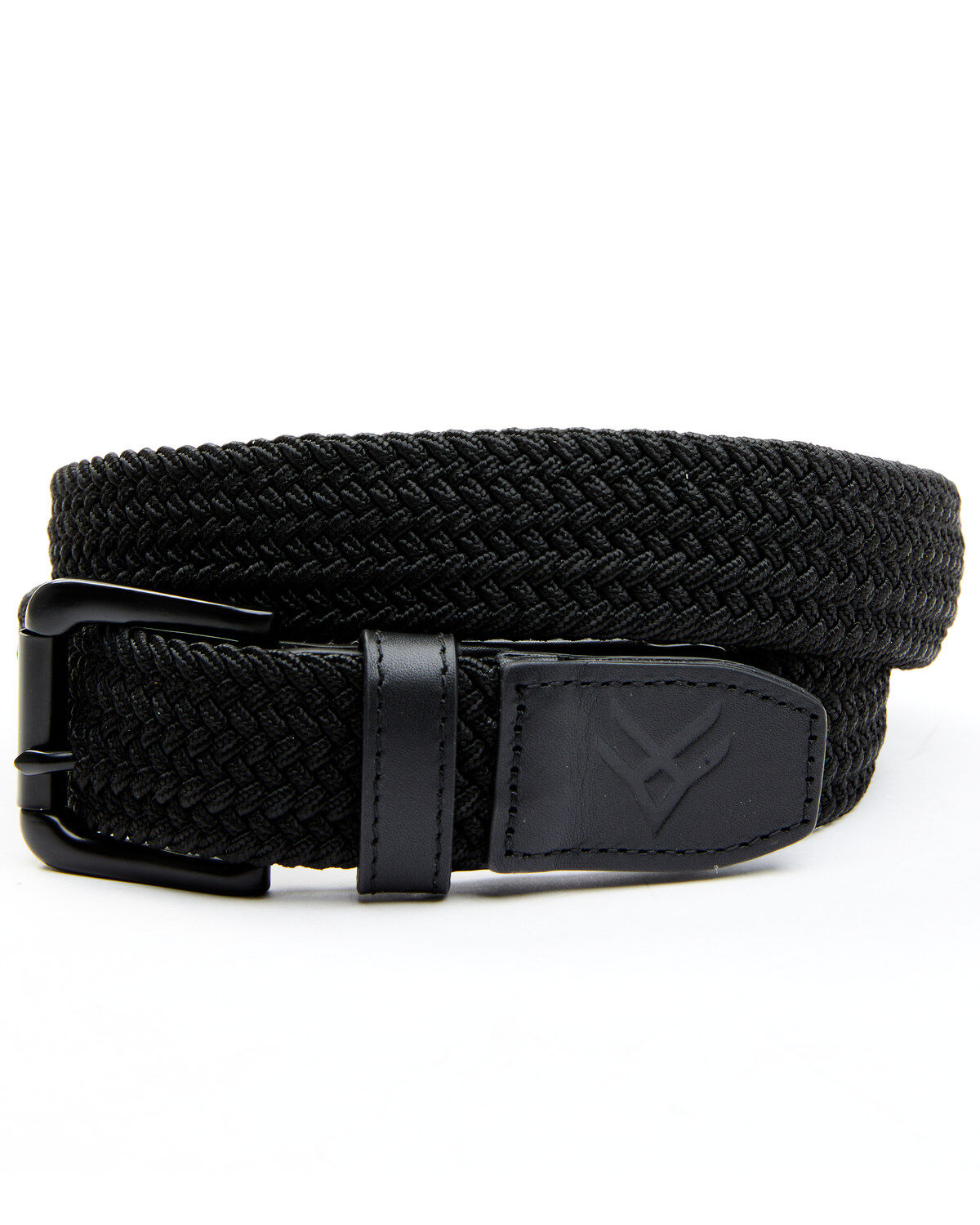 Men's Hawx Braided Leather Detail Work Belt
