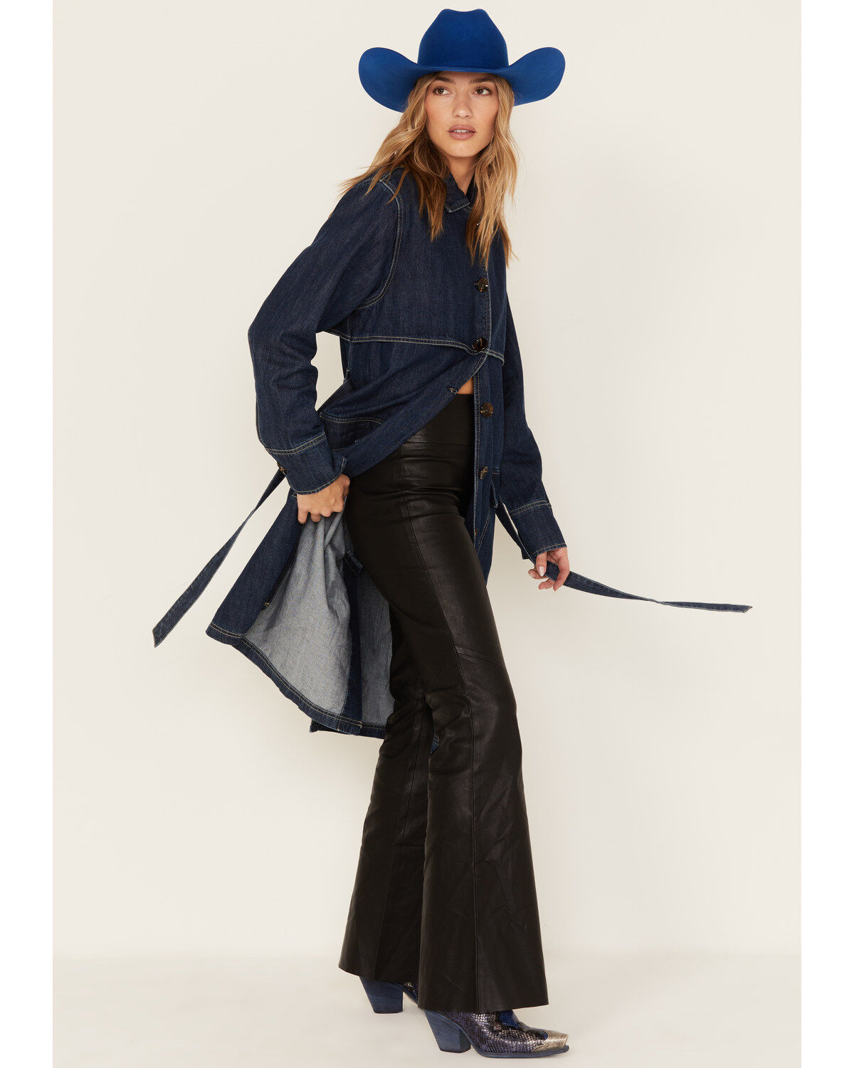 Women's Unpublished Denim Sukie Denim Duster Coat