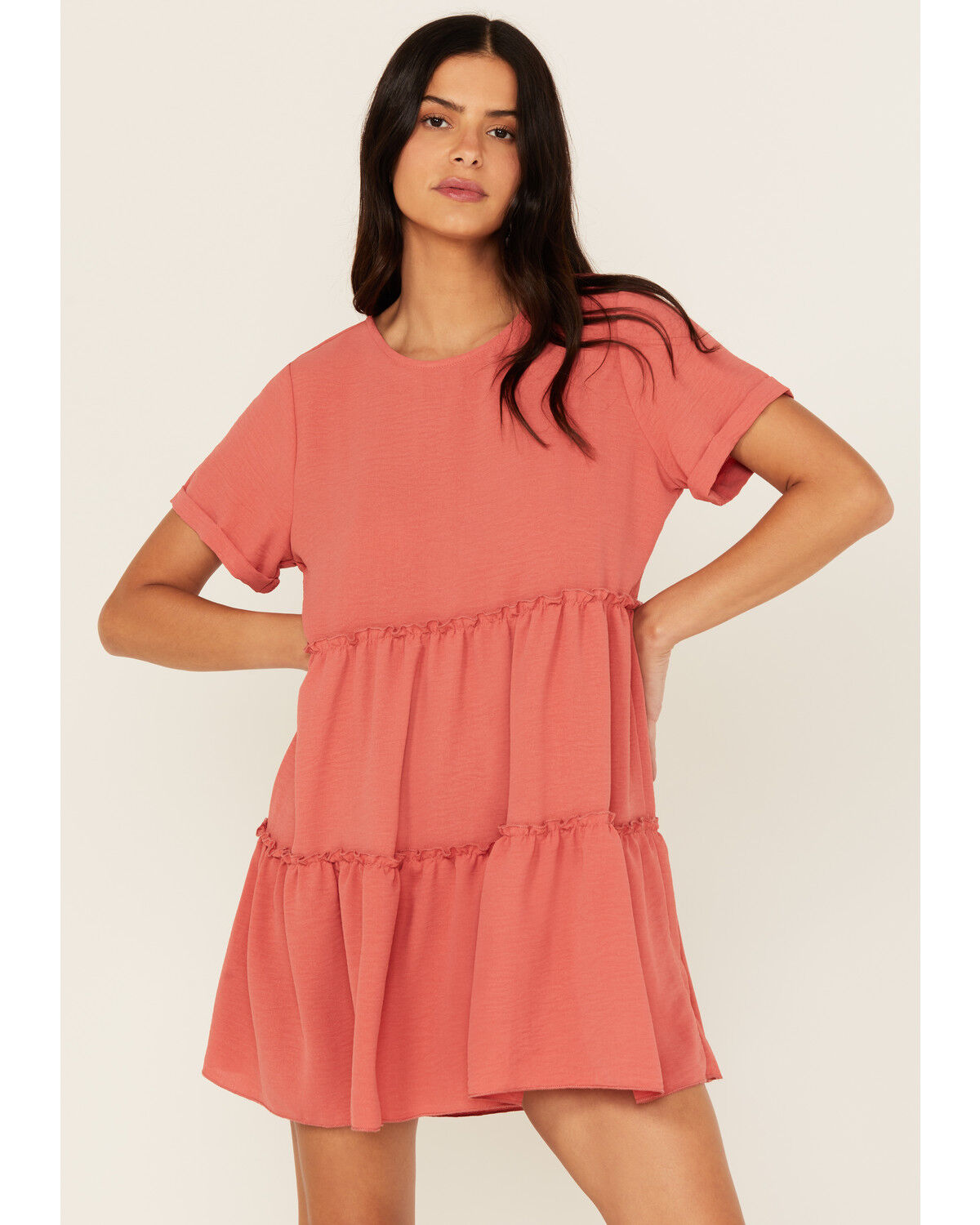 Women's Originality Tiered Mini Dress