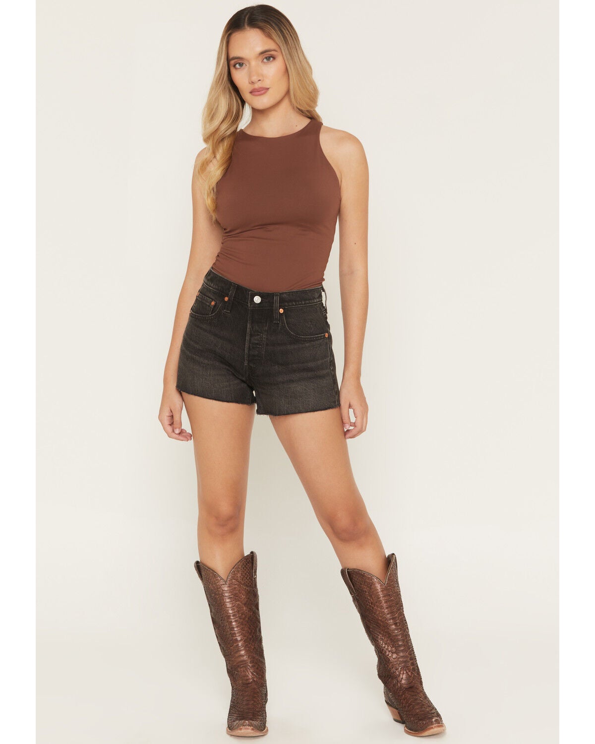 Women's Levi's 501 Original Hit Escape High Rise Stretch Denim Shorts