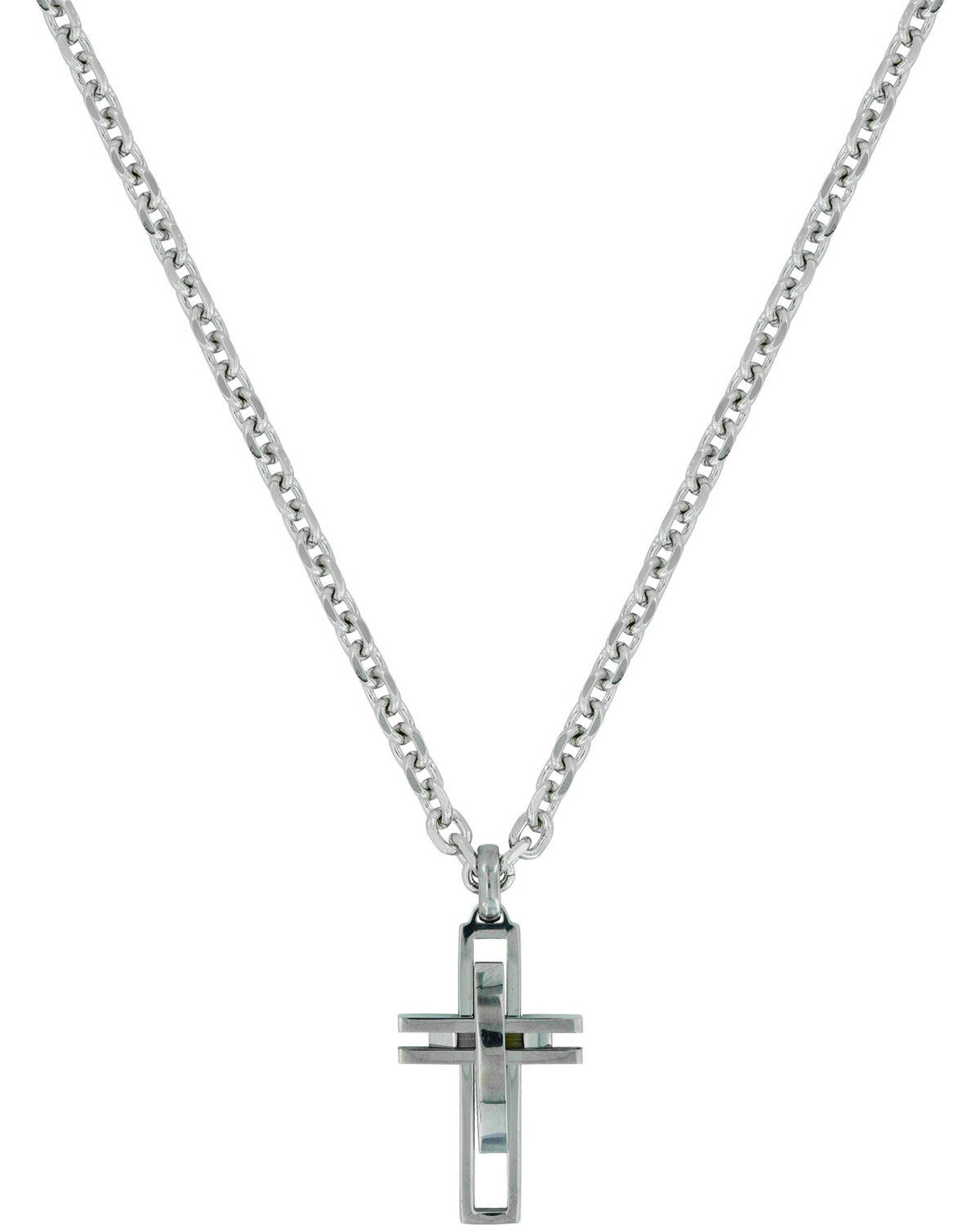Men's Montana Silversmiths Modern Art Cross Necklace