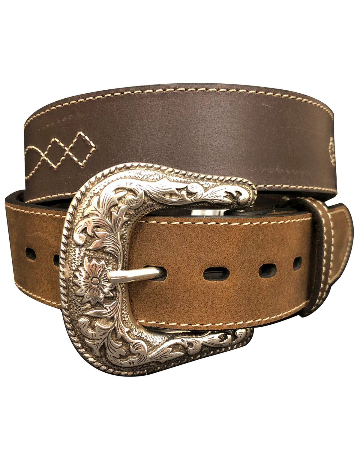 Men's G-Bar-D Diamond Concho Leather Belt