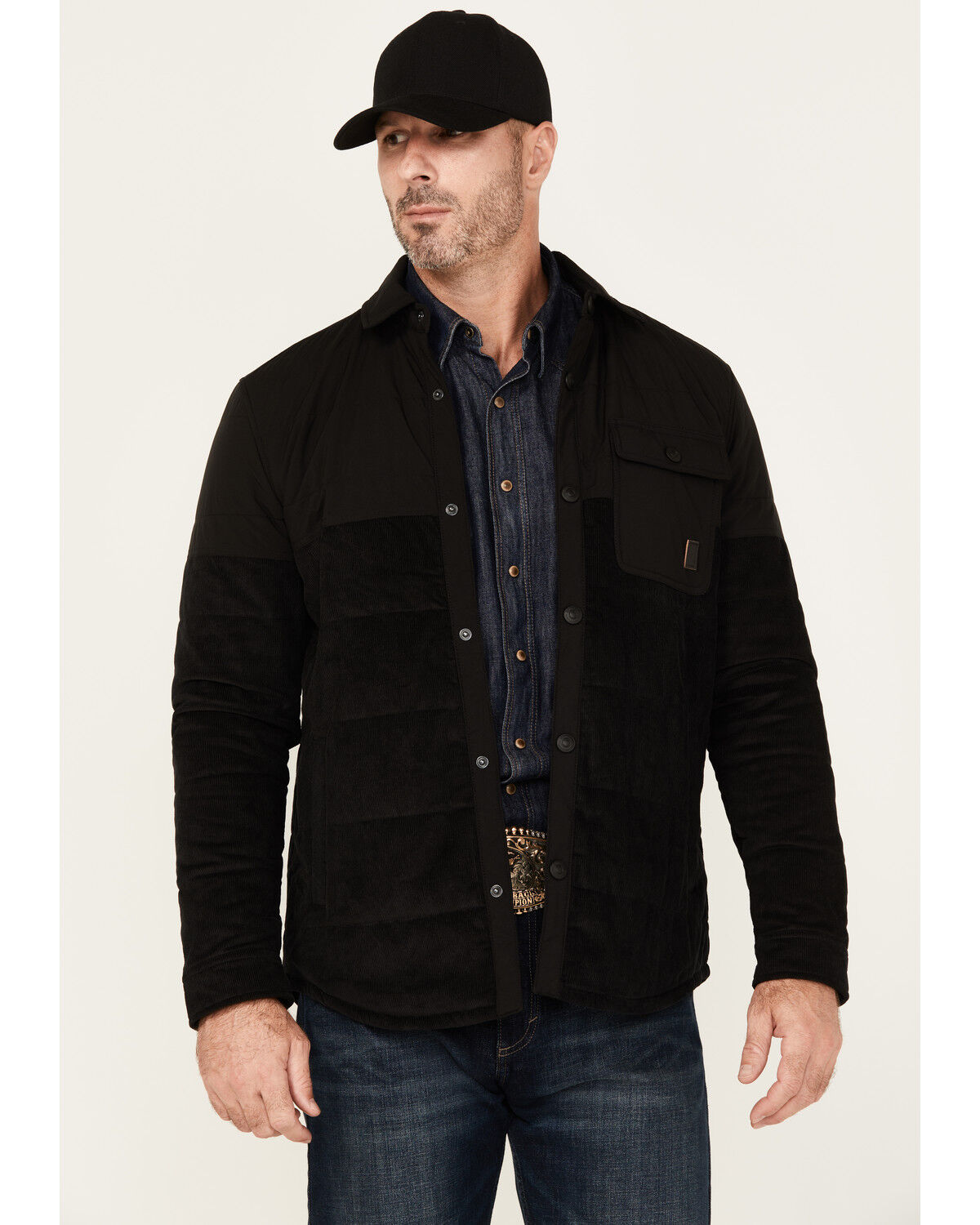 Men's Brothers and Sons Fulton Corduroy Lightweight Puffer Jacket