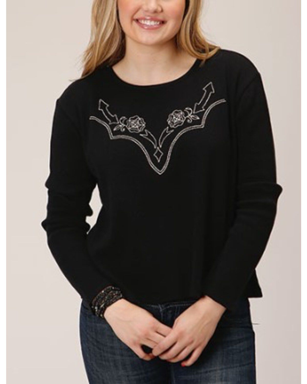 Women's Roper Waffle-Slub Knit Boyfriend Top