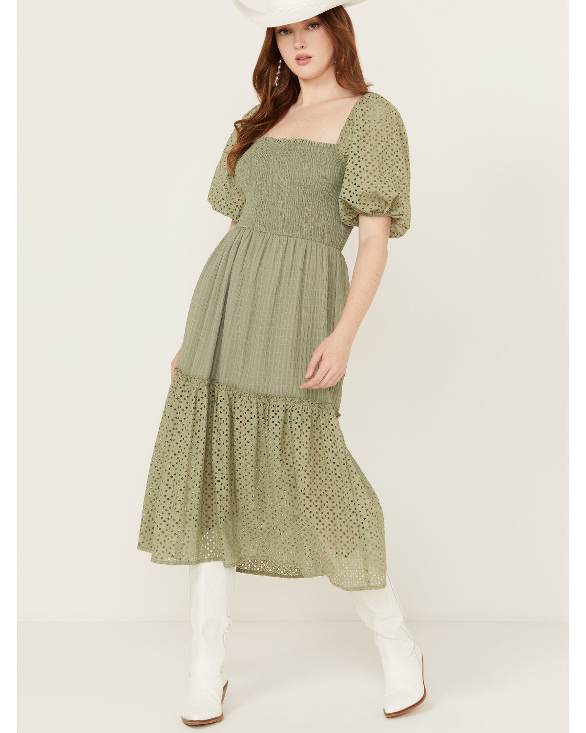 Women's Flying Tomato Tier Midi Dress