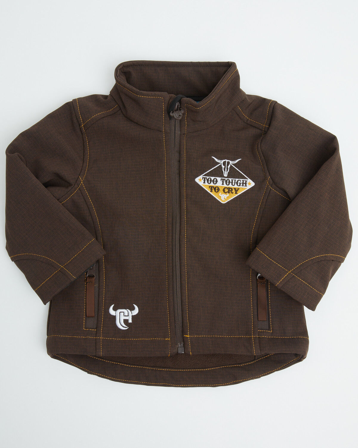 Boys' Cowboy Hardware Toddler Too Tough Embroidered Softshell Jacket