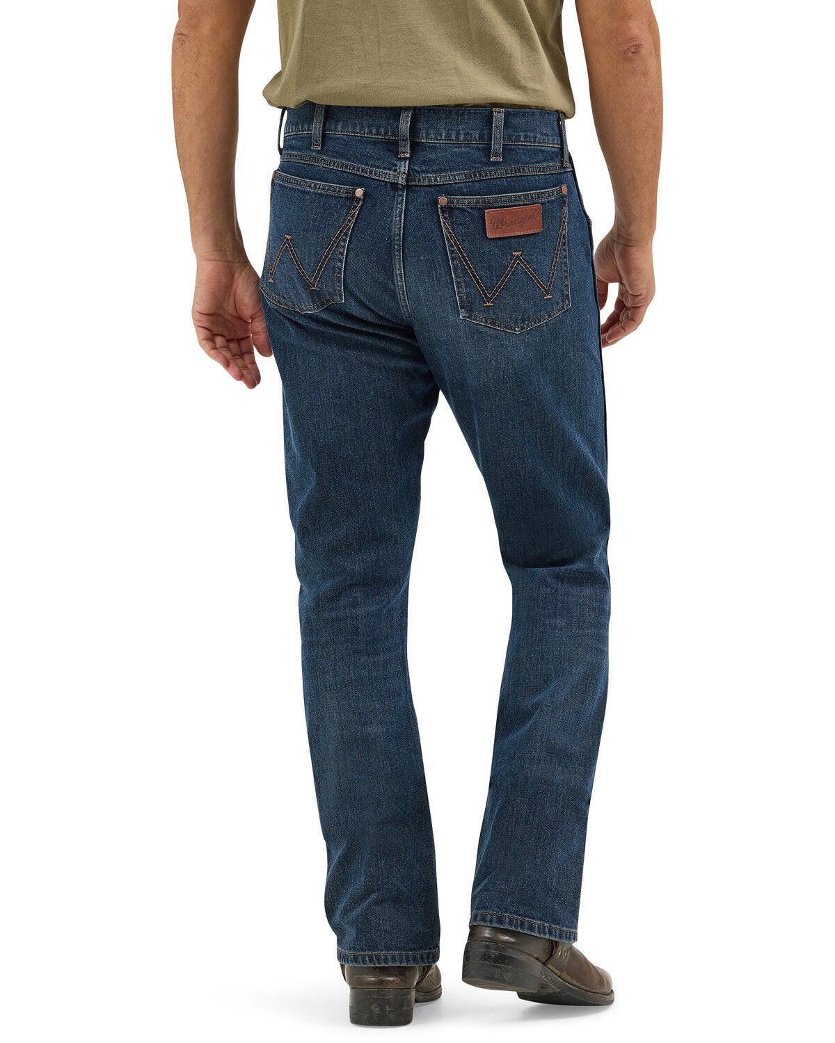 Men's Wrangler Retro 77MWZ Oakdale Slim Bootcut Stretch Denim Jeans