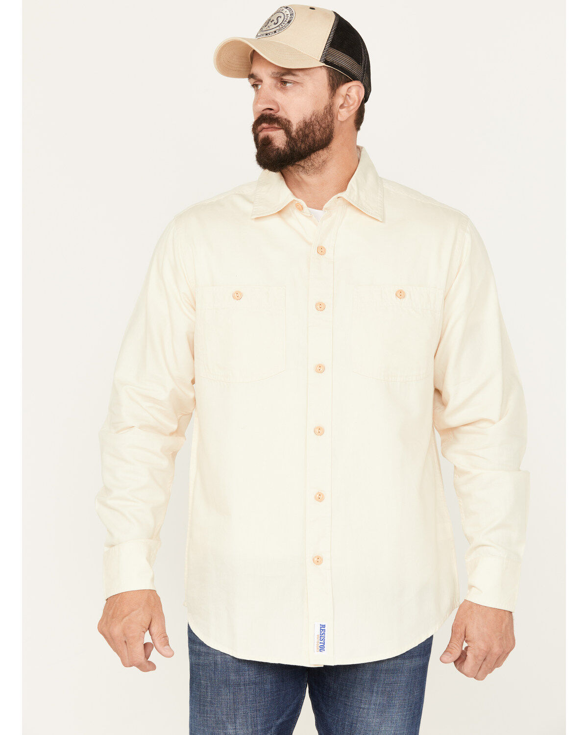 Men's Resistol Aspen Solid Button Down Western Shirt