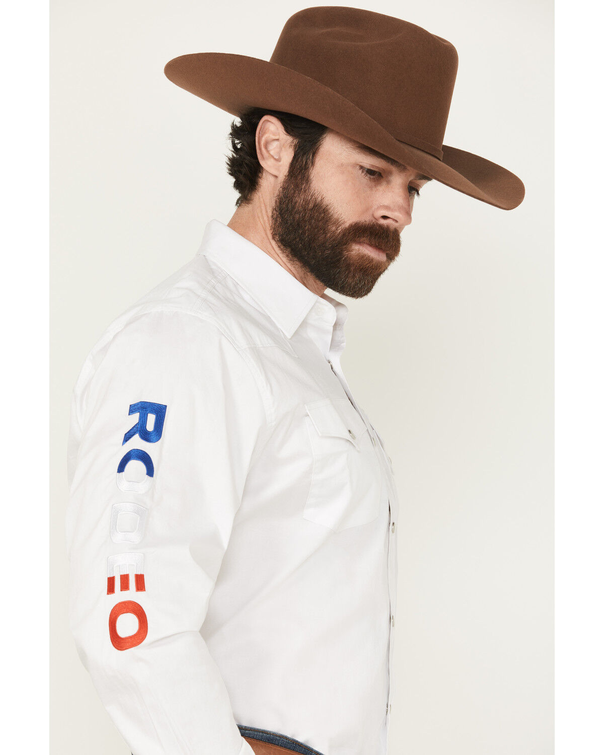 Men's Rodeo Clothing Boot Barn Exclusive America Solid Long Sleeve Pea