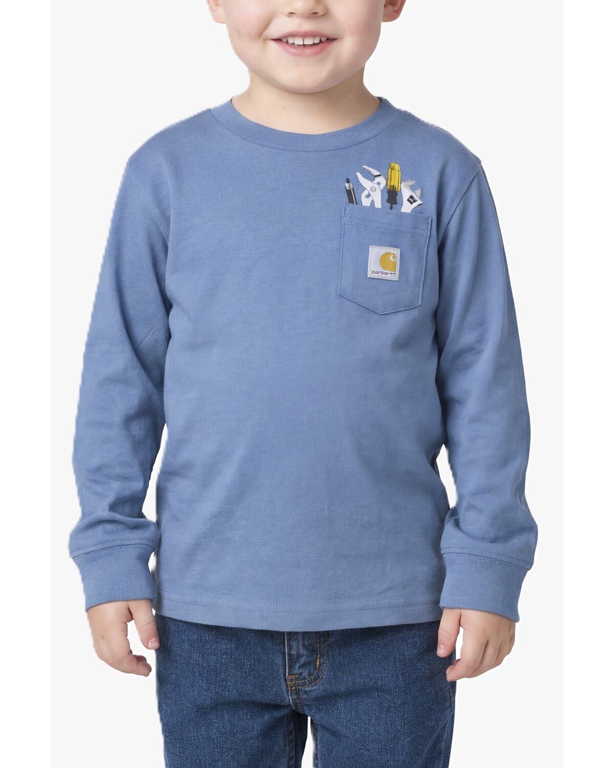 Boys' Carhartt Toddler Tool Pocket Long Sleeve Graphic T-Shirt