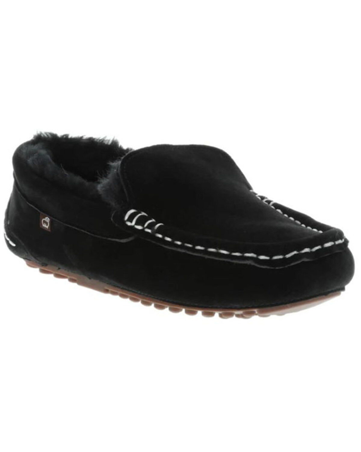 Women's Lamo Black Callie Slippers - Moc Toe