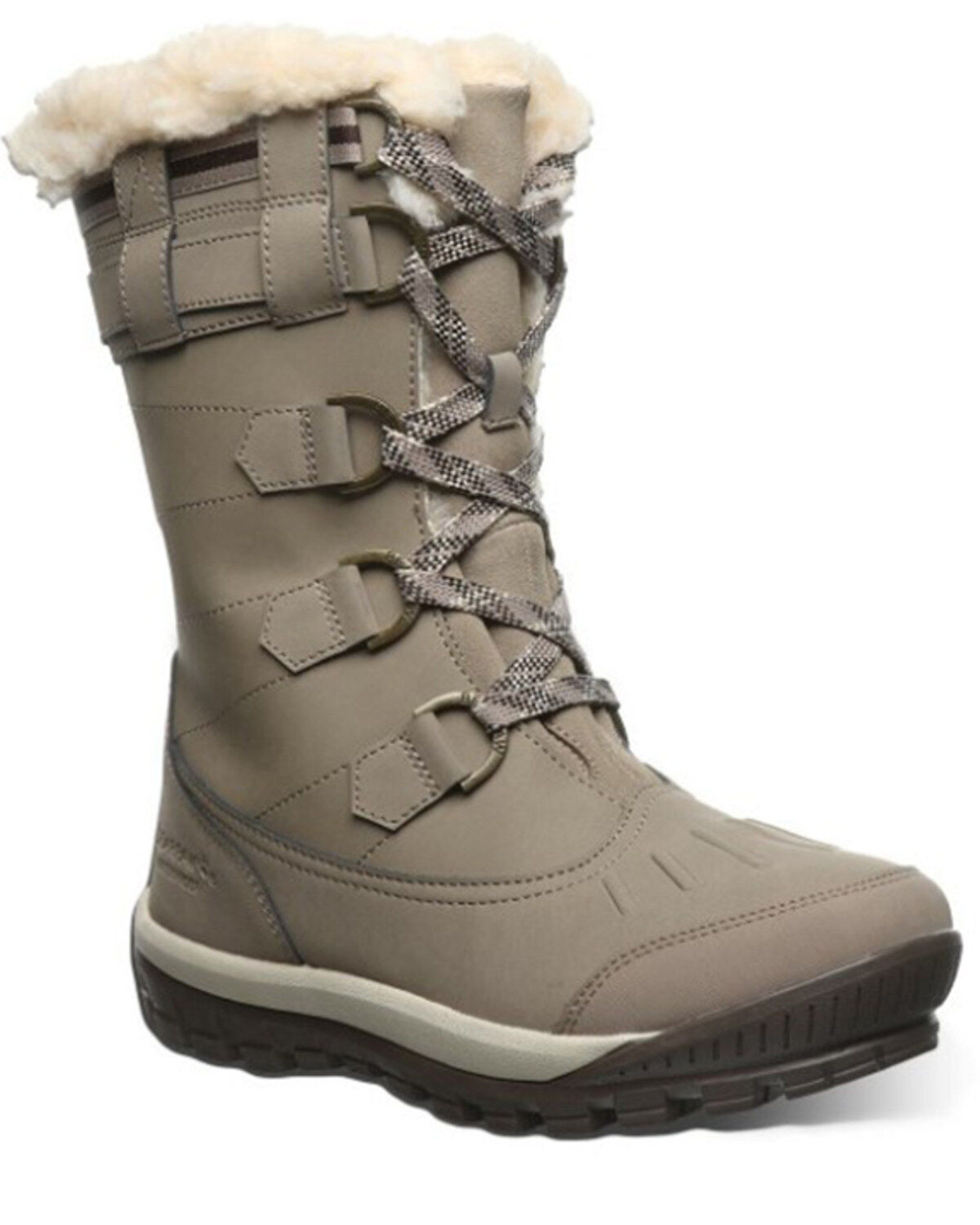 Women's Bearpaw Desdemona 10" Waterproof Lace-Up Boots - Round Toe