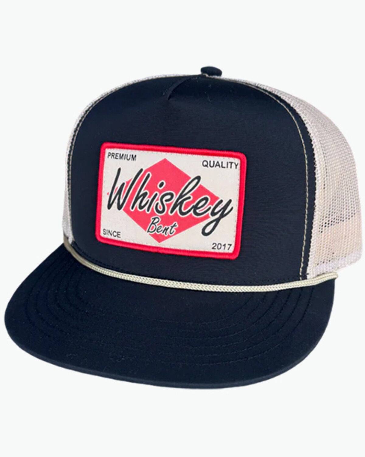 Men's Whiskey Bent Diamond Logo Patch Ball Cap