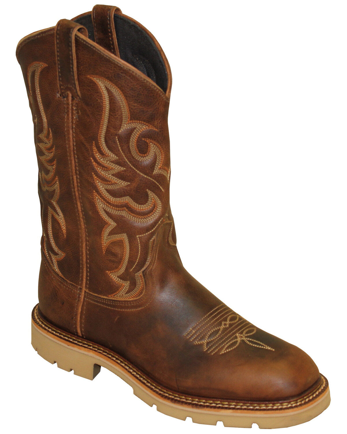Men's Abilene Textured Hide Western Boots - Broad Square Toe