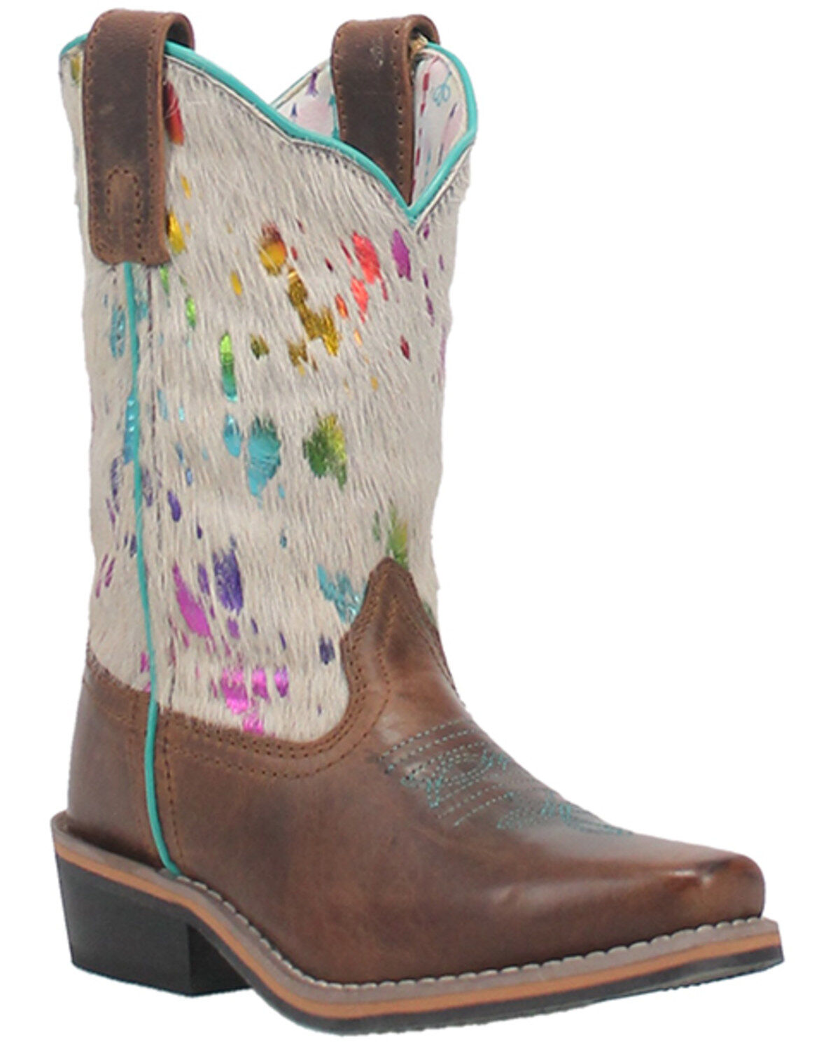 Girls' Dan Post Toddler Rumi Western Boots - Broad Square Toe
