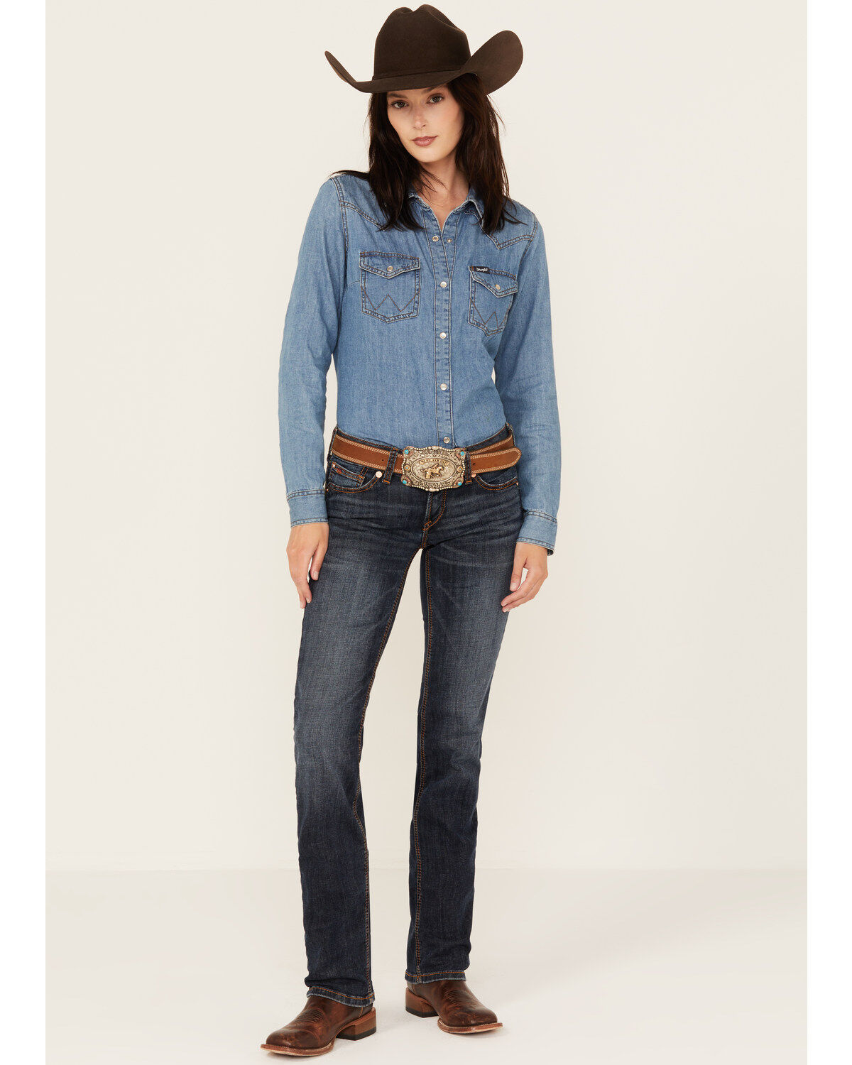 Women's Ariat Low Rise Charly Stretch Relaxed Straight Jeans