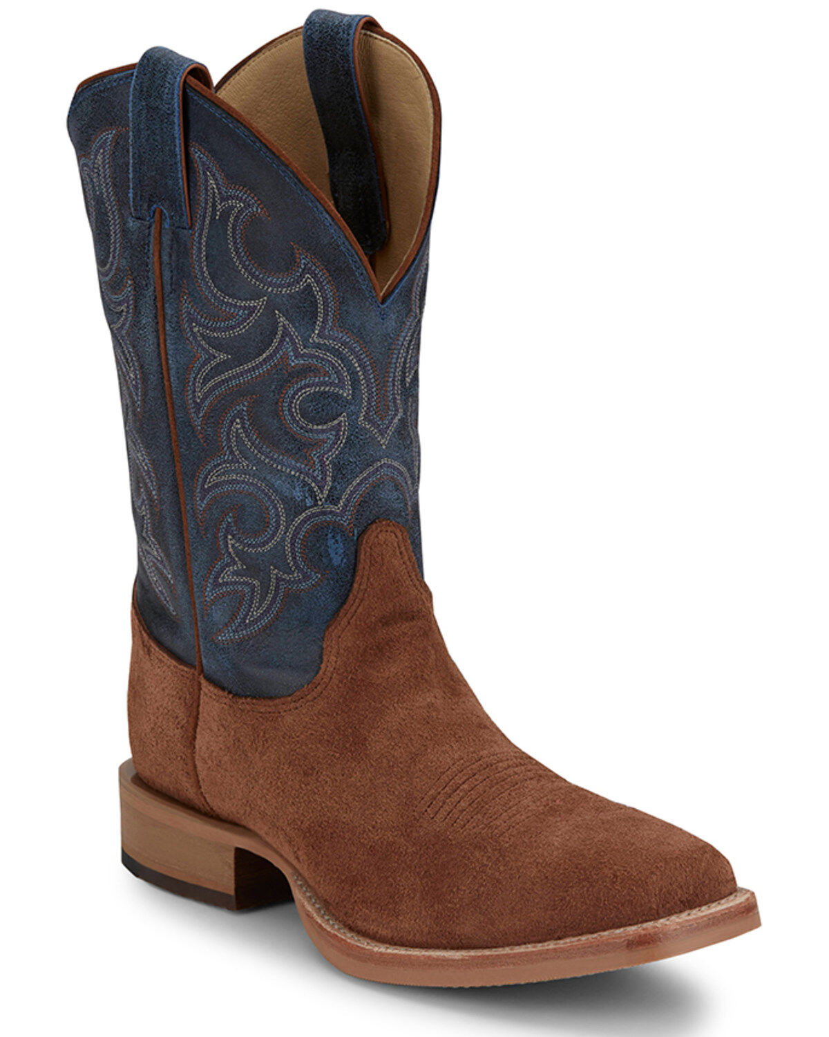 Men's Justin 11" Fergus Roughout Performance Western Boots - Square To