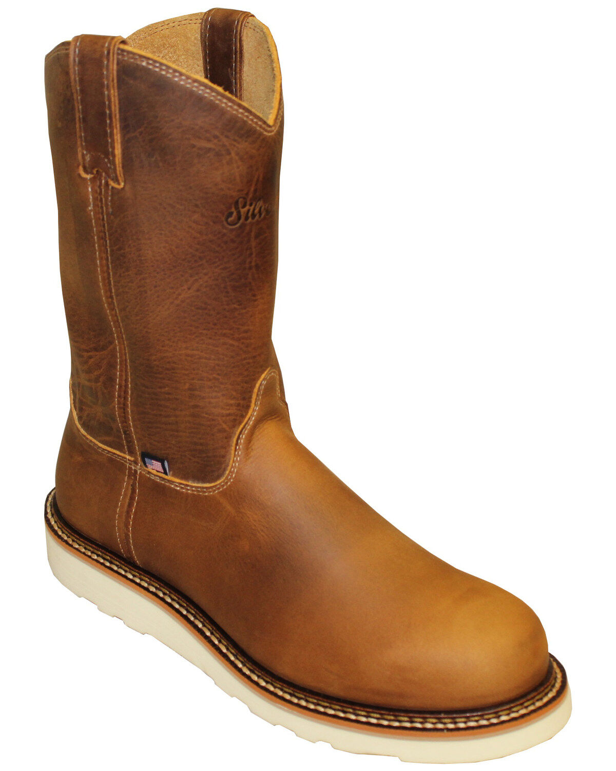 Men's Silverado Shipyard Western Work Boots - Soft Toe