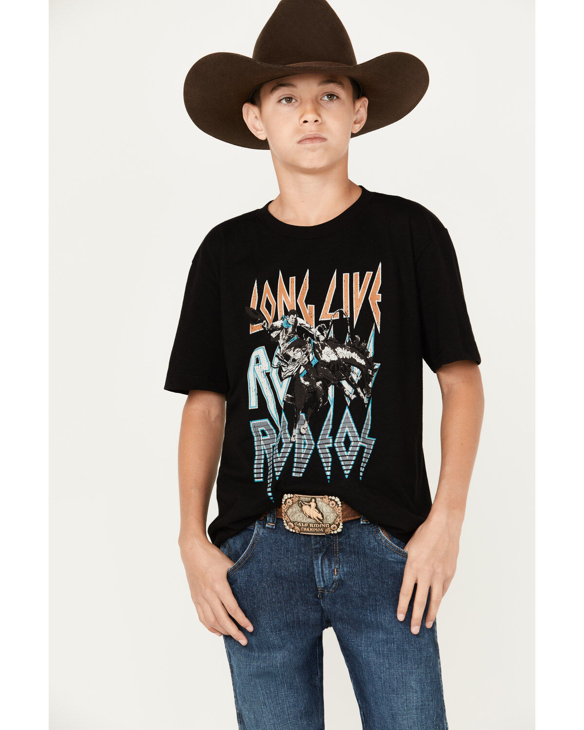 Boys' Cody James Long Live Cowboys Short Sleeve Graphic T-Shirt