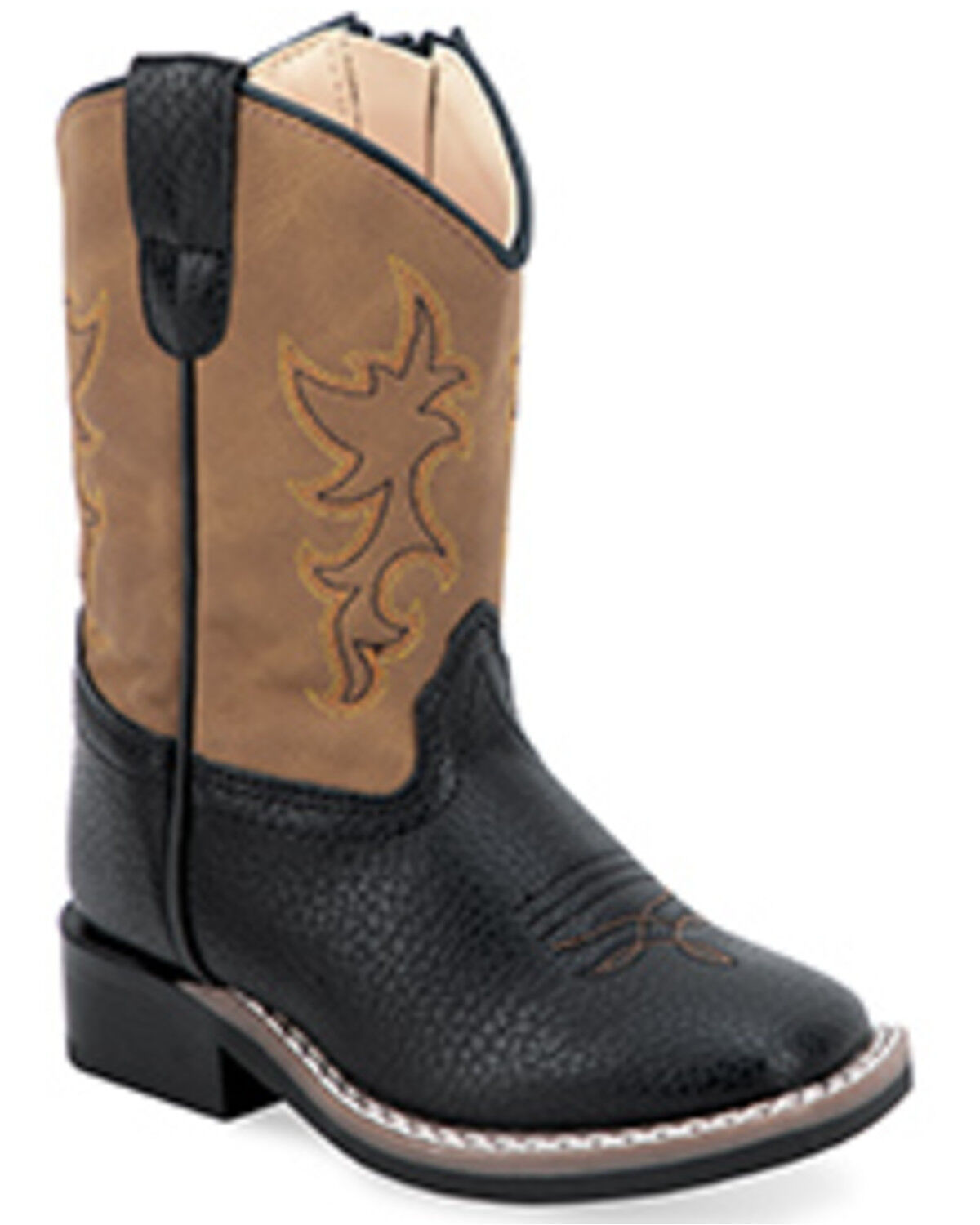 Boys' Old West Toddler Western Boots - Broad Square Toe