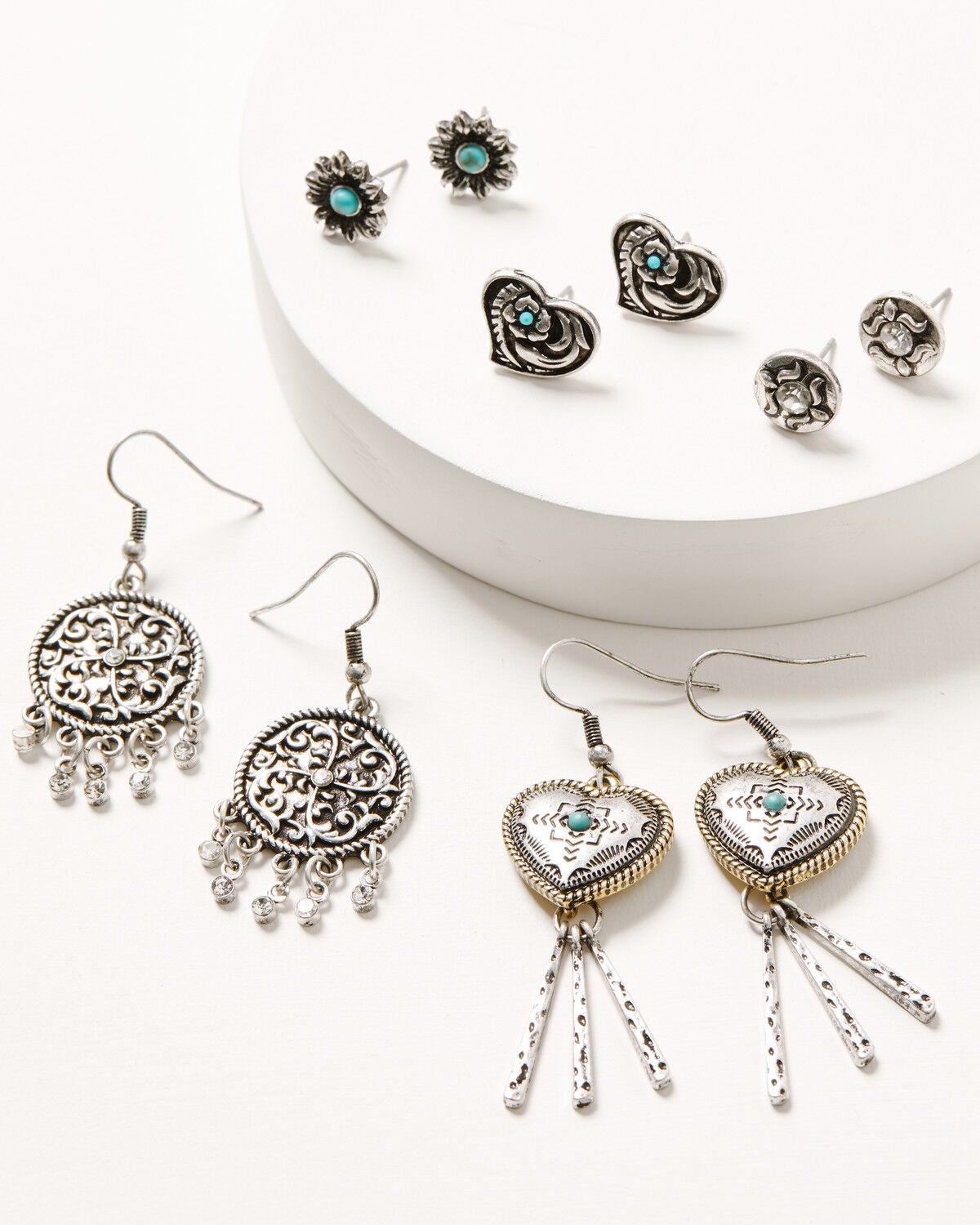 Women's Shyanne Rodeo Sunset Heart Earring Set - 5 Piece