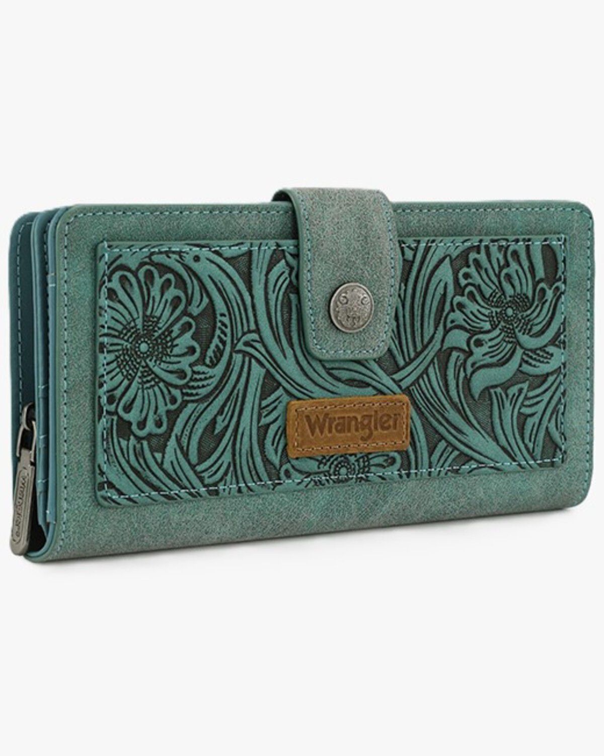 Women's Wrangler Floral Tooled Wallet