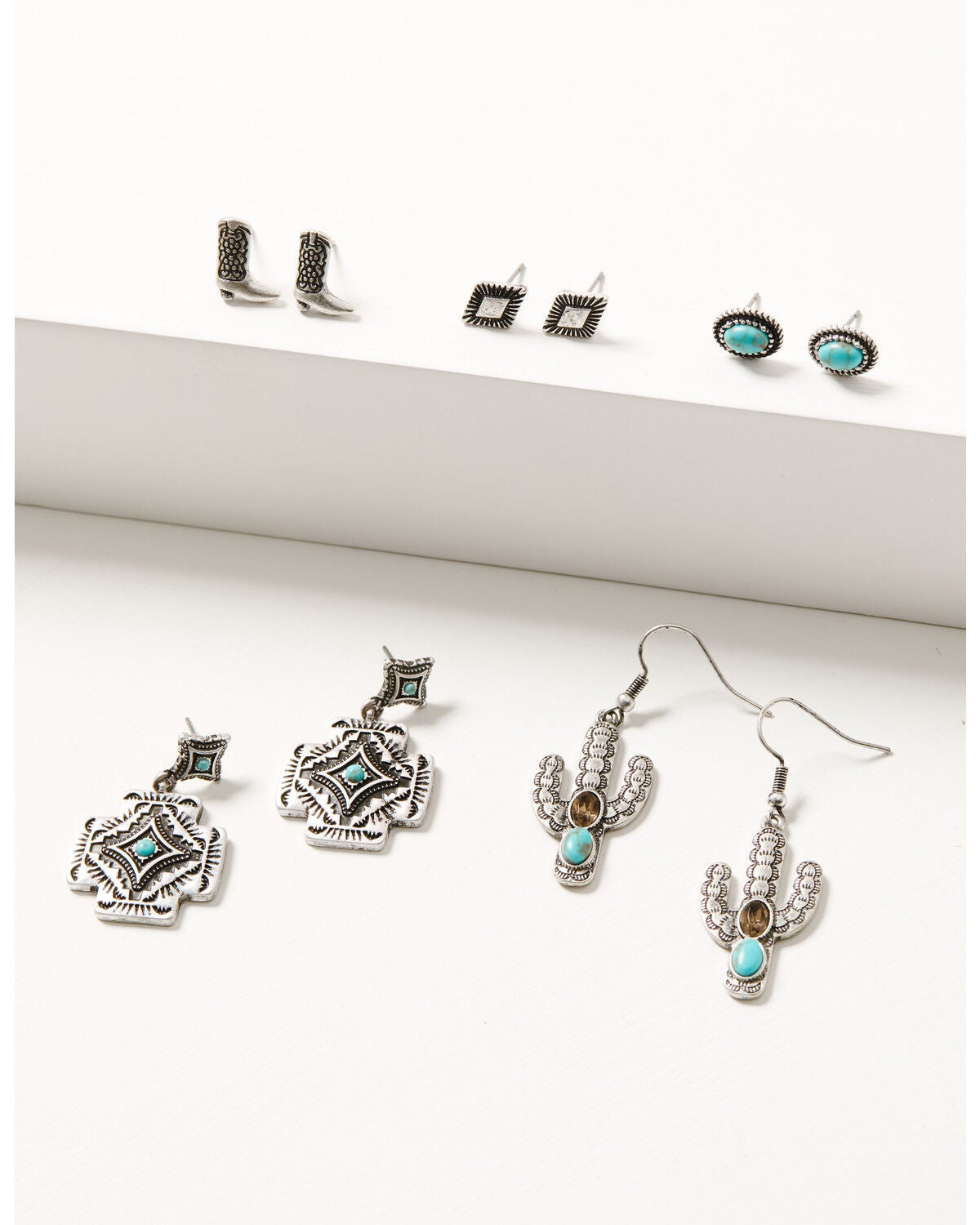 Women's Shyanne Rodeo Sunset Feather Earring Set - 5 Piece