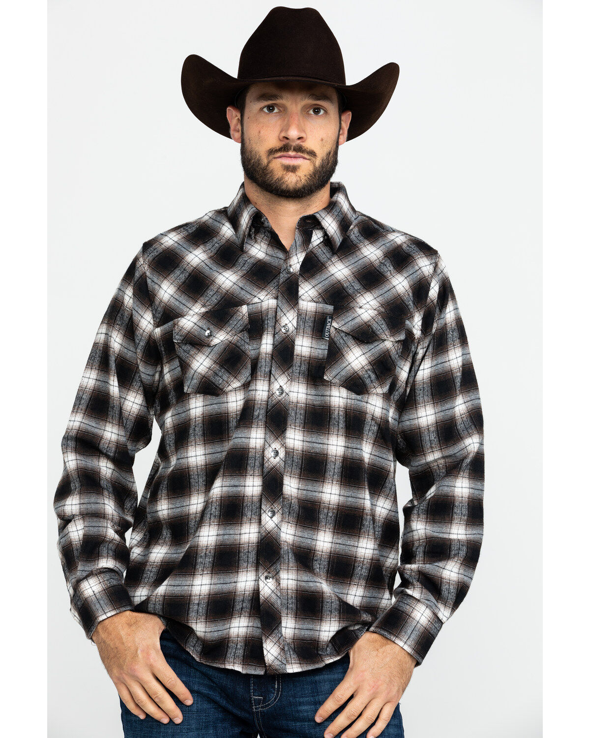 Men's Outback Trading Co. Rogan Performance Flannel Shirt