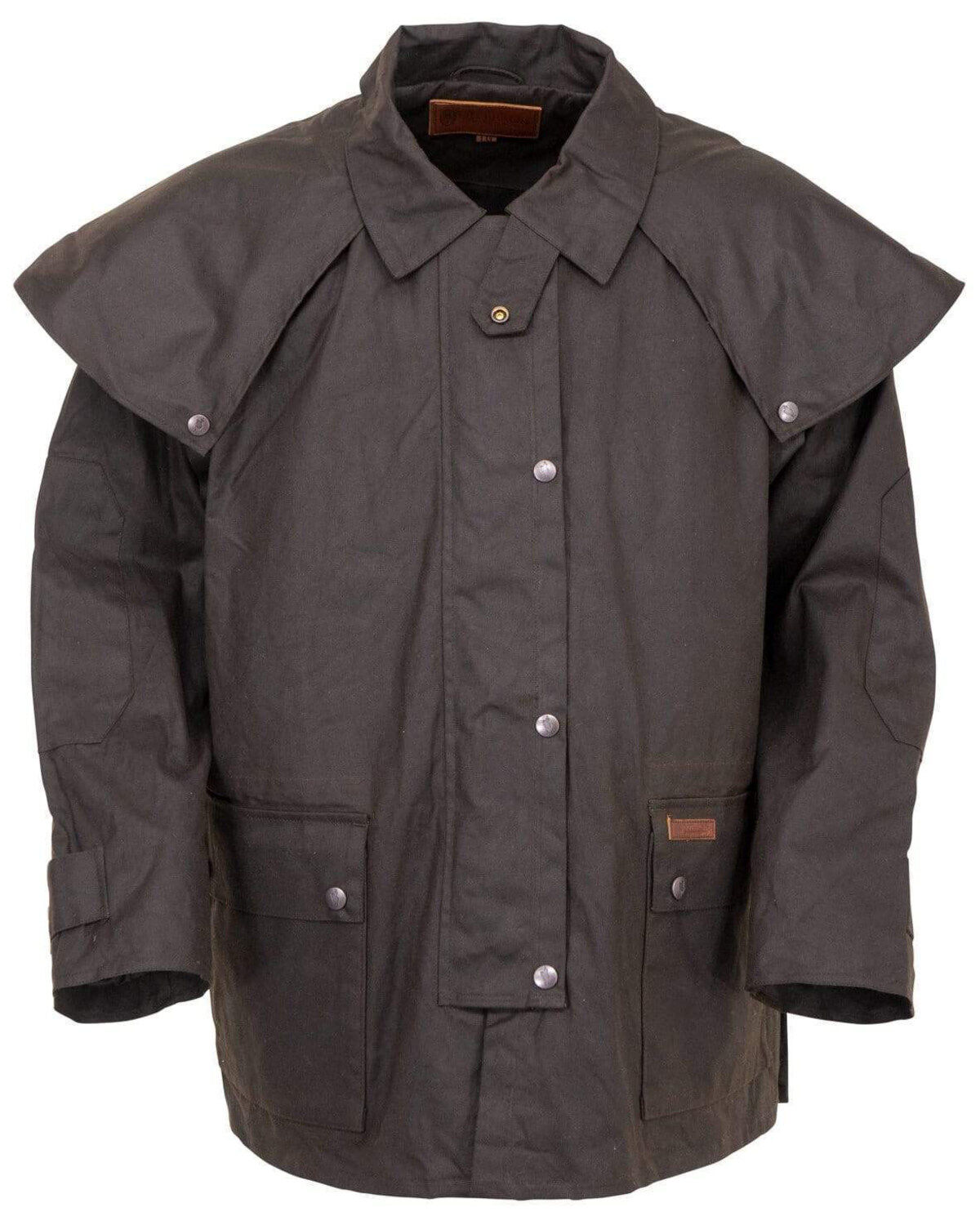 Men's Outback Trading Co. Short Oilskin Duster