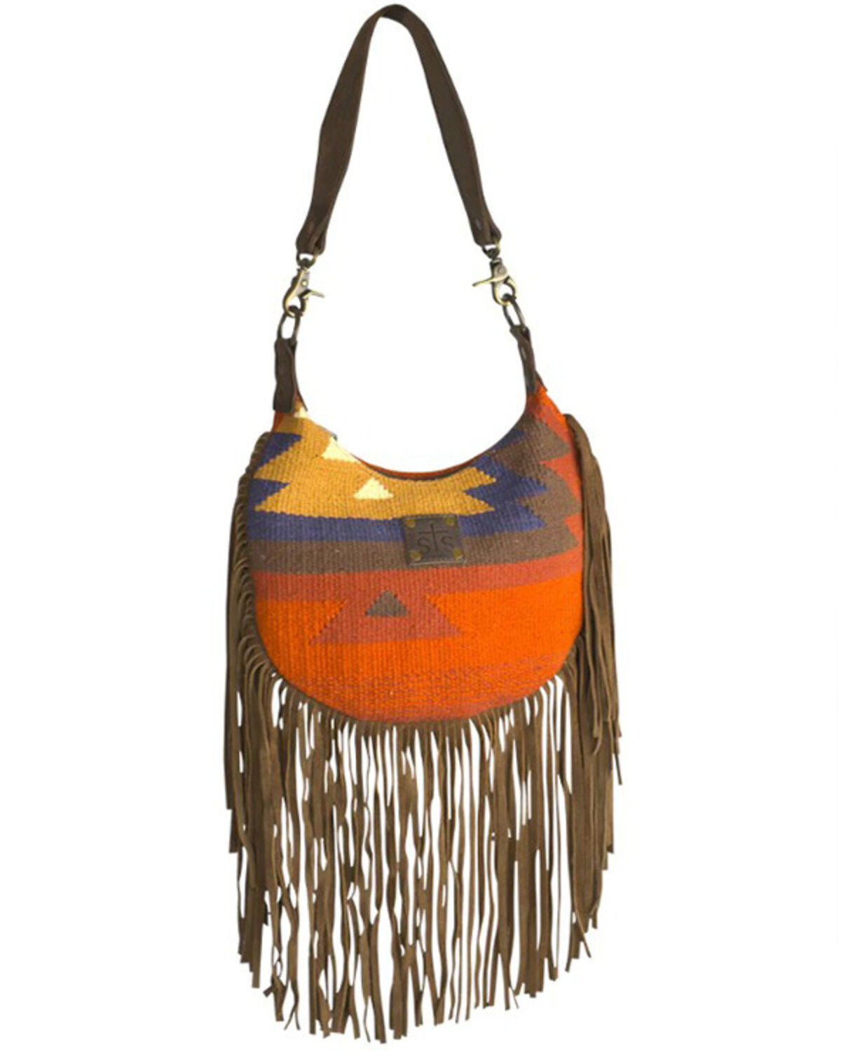 Women's STS Ranchwear By Carroll Crimson Sun Nellie Fringe Bag