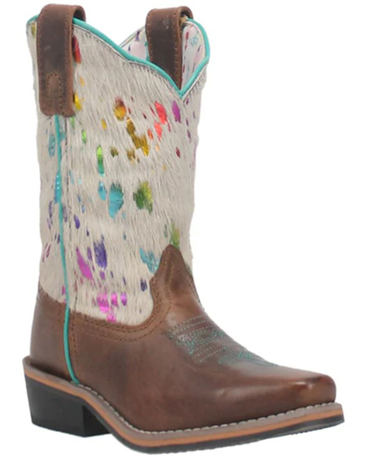 Girls' Dan Post Little Rumi Western Boots - Broad Square Toe