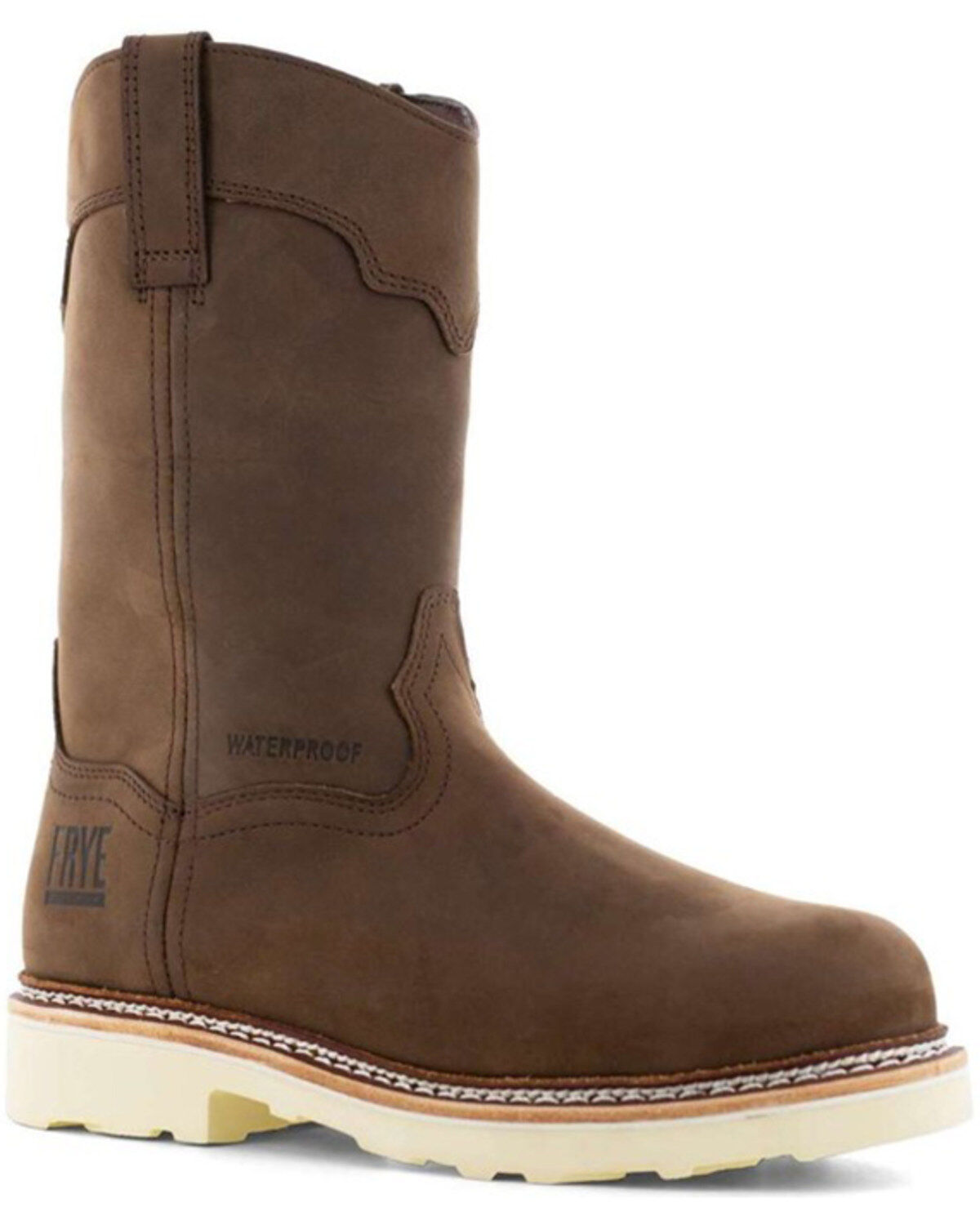 Men's Frye 10" Wellington Waterproof Work Boots - Steel Toe