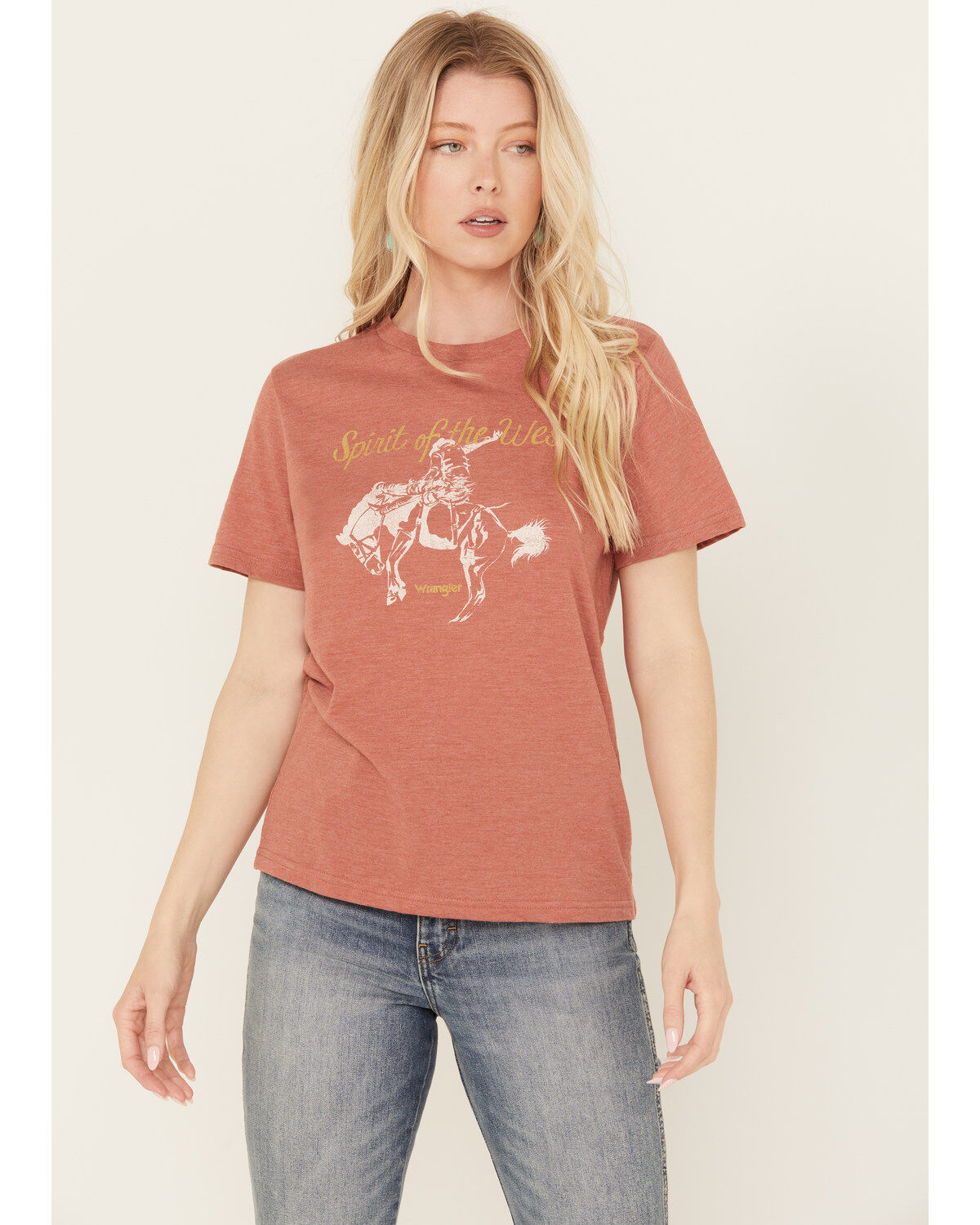 Women's Wrangler Retro Bucking Bronc Short Sleeve Graphic Tee